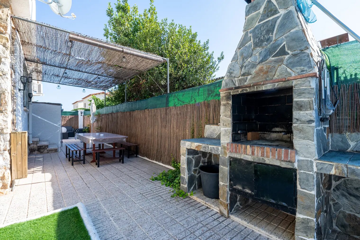 Le barbecue en pierre