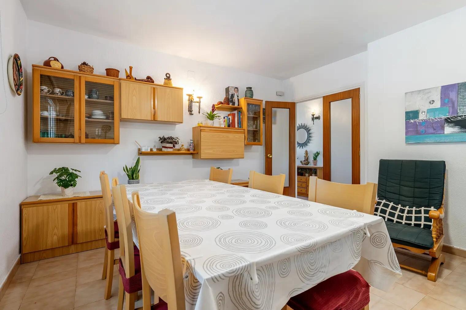 La table de la salle à manger